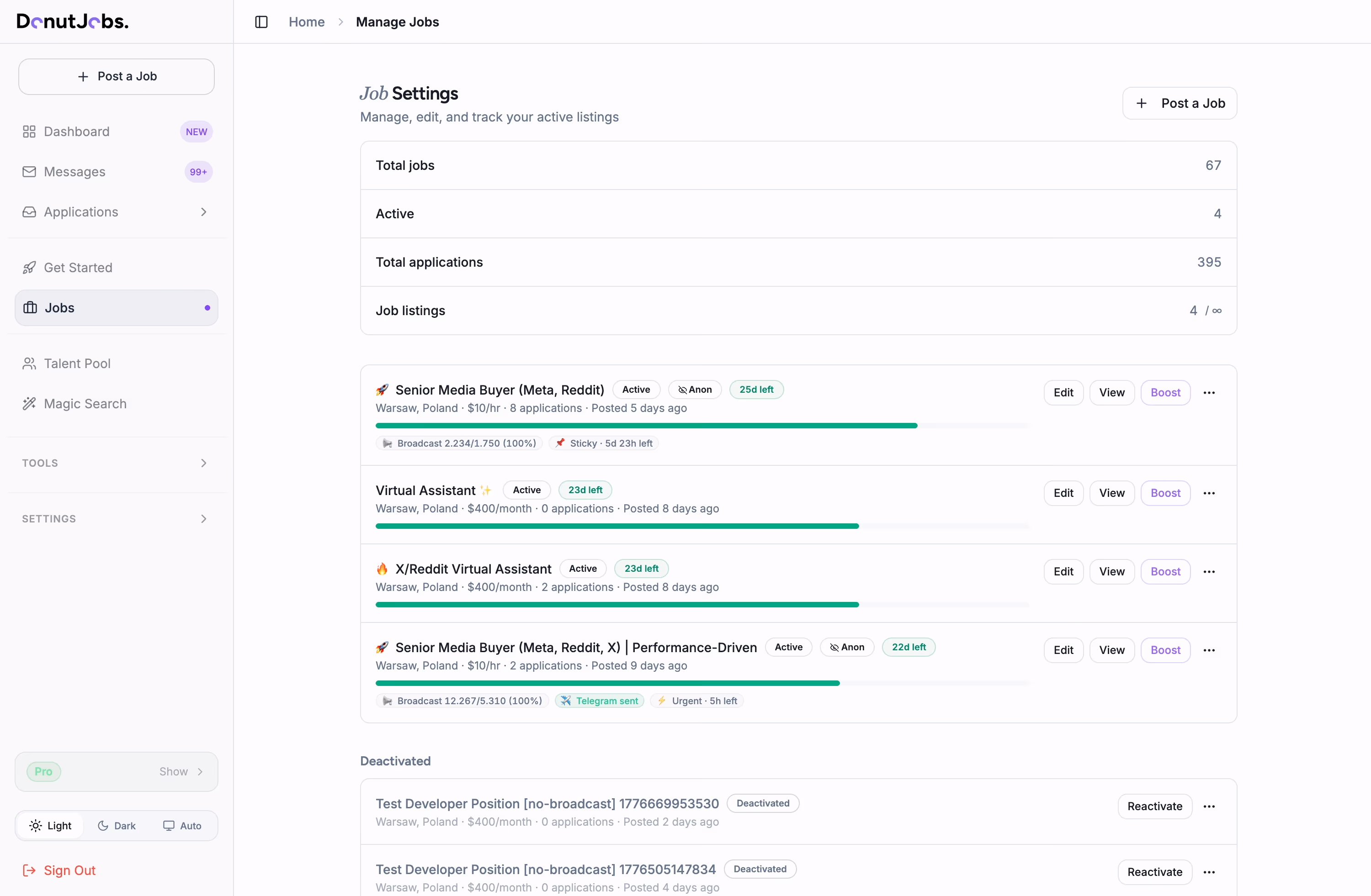 DonutJobs Jobs