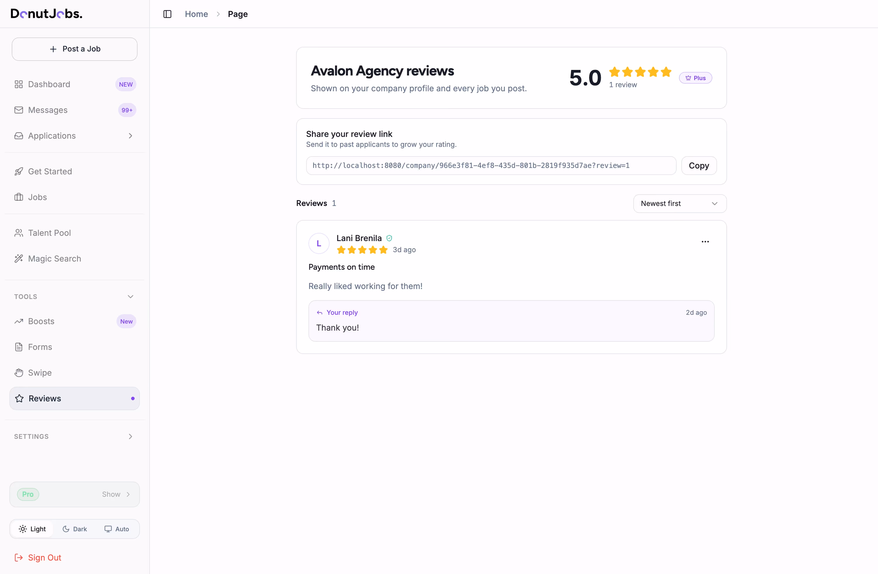 DonutJobs Reviews